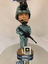 Load image into Gallery viewer, (1) CASE UNOPENED AGP Bobble-Dobbles (18 total) 7&quot; ARMY bobbleheads CLOSEOUT $59 !

