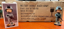 Load image into Gallery viewer, (1) CASE UNOPENED AGP Bobble-Dobbles (18 total) 7&quot; ARMY bobbleheads CLOSEOUT $59 !
