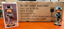Load image into Gallery viewer, (1) CASE UNOPENED AGP Bobble-Dobbles (18 total) 7&quot; ARMY bobbleheads CLOSEOUT $59 !
