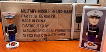 Load image into Gallery viewer, Just 1 Avail! (1) CASE UNOPENED AGP Bobble-Dobbles (18 total) 7&quot; MARINES bobbleheads just CLOSEOUT $59!
